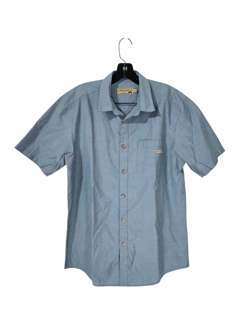 Flylow Gear Phil A Shirt Blue Men's Large Outdoor